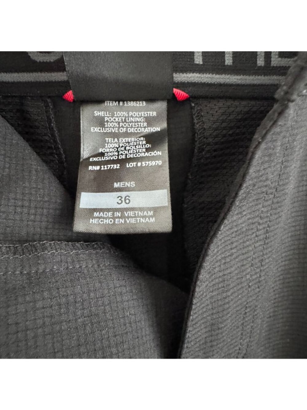 Gerry Mens Black Performance Shorts Size 36 - Picture 4 of 10